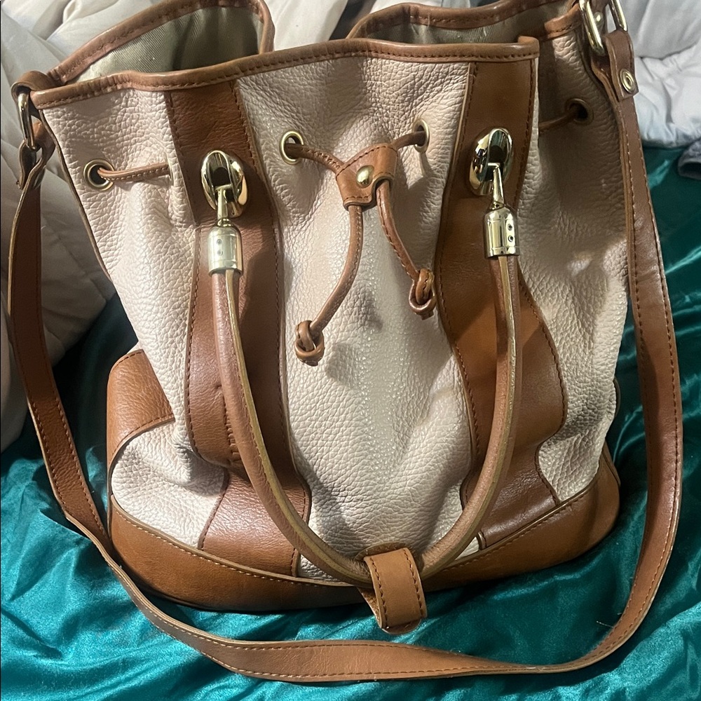 Valentina Tan and Cream Shoulder Bag